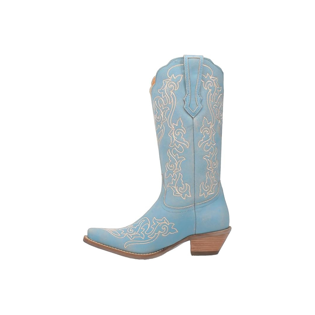 Dingo DI171 Flirty N’ Fun Women’s Snip Toe Western Boots, Blue