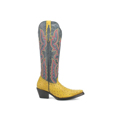Dingo DI220 Selene Women’s Western Boots, Yellow