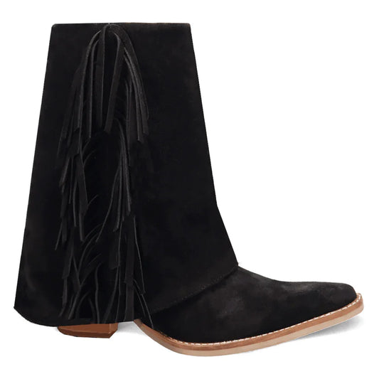 Dingo Marlie Di2212-BLA Women’s Leather Western Boots - Black