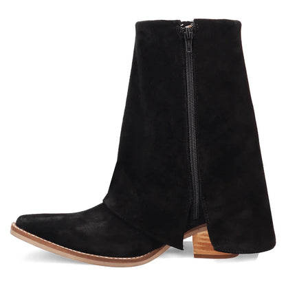 Dingo Marlie Di2212-BLA Women’s Leather Western Boots - Black
