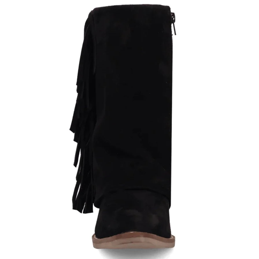 Dingo Marlie Di2212-BLA Women’s Leather Western Boots - Black