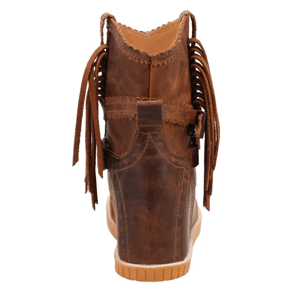 Dingo Montauk Di2224-BRO Women’s Leather Western Boots - Brown