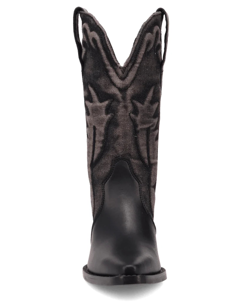 Dingo Di2247-BLA Women’s Tipsy Black Leather Western Boots – Cowgirl Boots