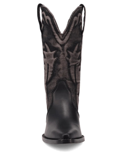 Dingo Di2247-BLA Women’s Tipsy Black Leather Western Boots – Cowgirl Boots