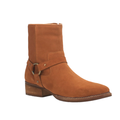 Dingo Men’s Calgary Di296-WHI Square Toe Ankle Boot – Whiskey