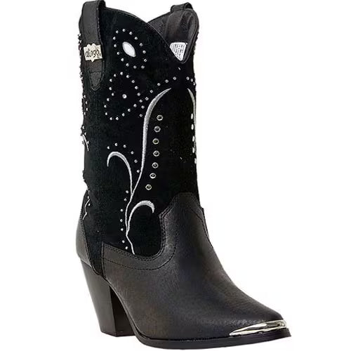 Dingo Di587-BLA Ava Women's Black Western Boots
