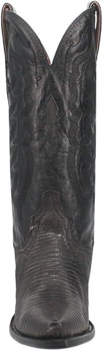 Dan Post 3008 Womens 13" Charcoal Drifter Lizard Snip Toe Boot