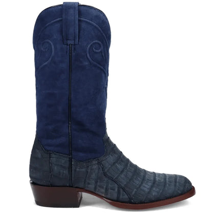 Dan Post – Alvis Men’s Blue Caiman Western Boot – DP3101 – Exotic Cowboy Style