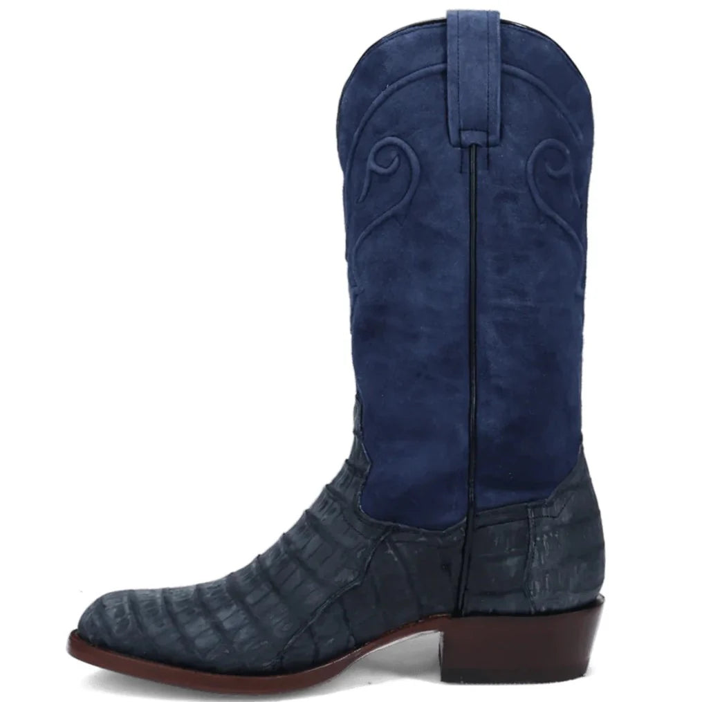 Dan Post – Alvis Men’s Blue Caiman Western Boot – DP3101 – Exotic Cowboy Style