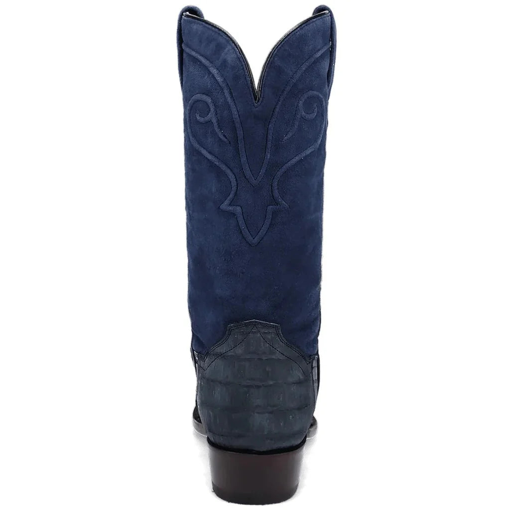 Dan Post – Alvis Men’s Blue Caiman Western Boot – DP3101 – Exotic Cowboy Style