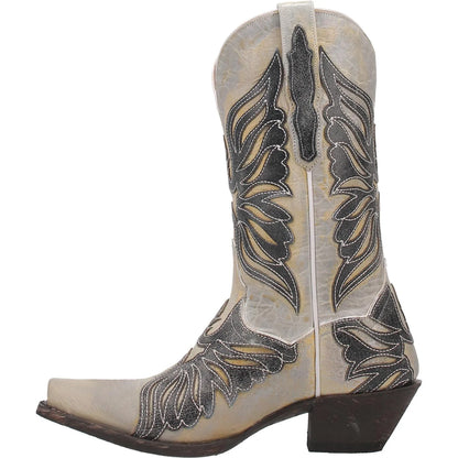 Dan Post Ndulgence DP4347-BK Women's Black & White Western Boots