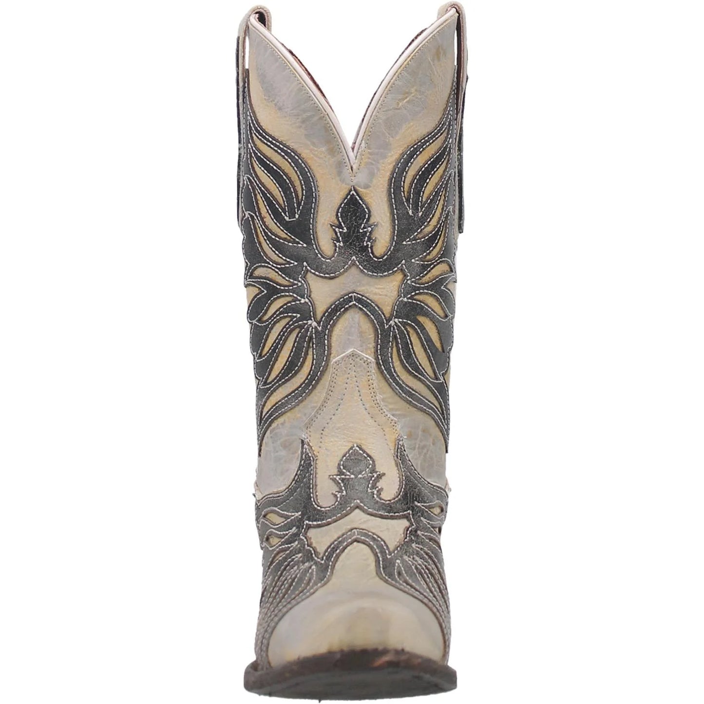 Dan Post Ndulgence DP4347-BK Women's Black & White Western Boots