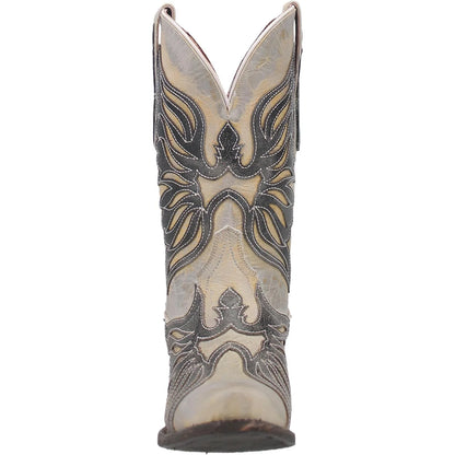 Dan Post Ndulgence DP4347-BK Women's Black & White Western Boots
