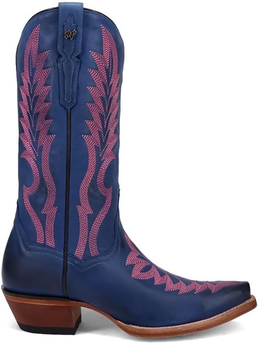 Dan Post 5113 Womens Rochelle Western Blue Snip Toe Boot