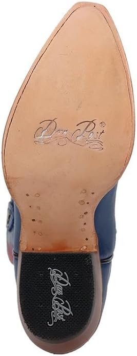 Dan Post 5113 Womens Rochelle Western Blue Snip Toe Boot