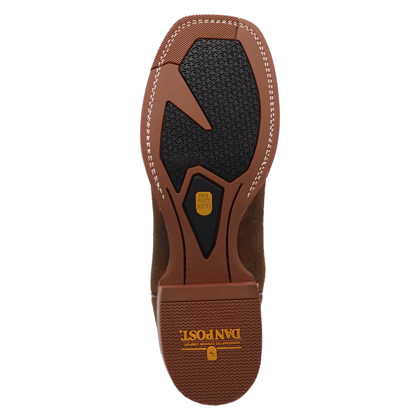 Dan Post Brigston DP5171 Men’s Chocolate & Tan Western Boots