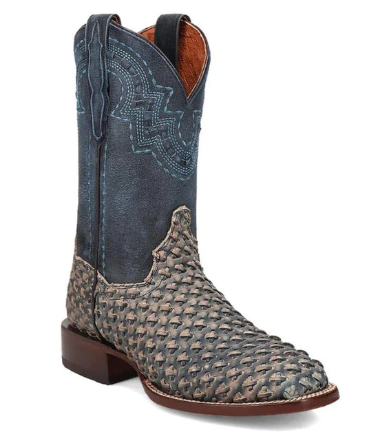 Dan Post DP5251 Indy Women's Blue Weave Western Boots