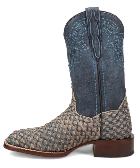 Dan Post DP5251 Indy Women's Blue Weave Western Boots