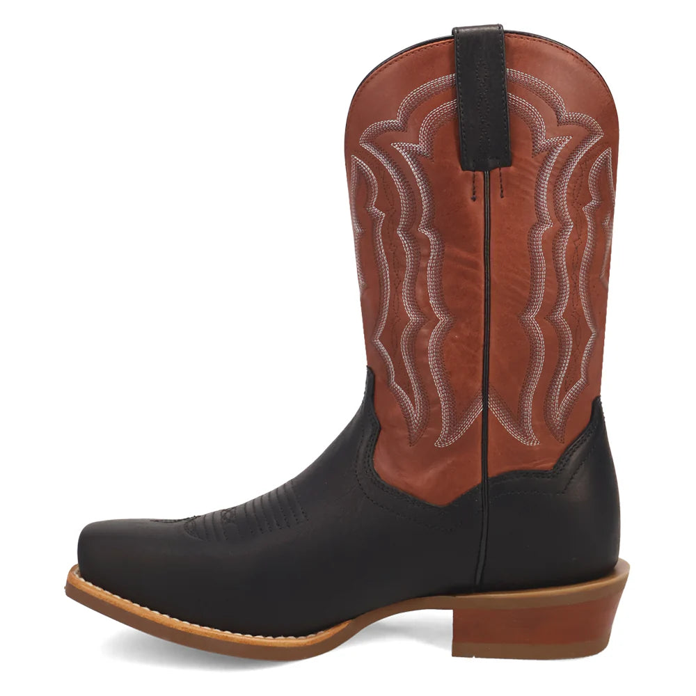 Creed DP7012 Square Toe Embroidered Western Cowboy Boots