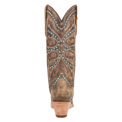 Dan Post DP7054 Women's Mesa Embroidered Pull On Snip Toe Mid-Calf Casual Boots