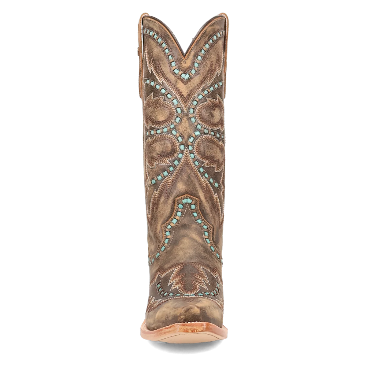 Dan Post DP7054 Women's Mesa Embroidered Pull On Snip Toe Mid-Calf Casual Boots