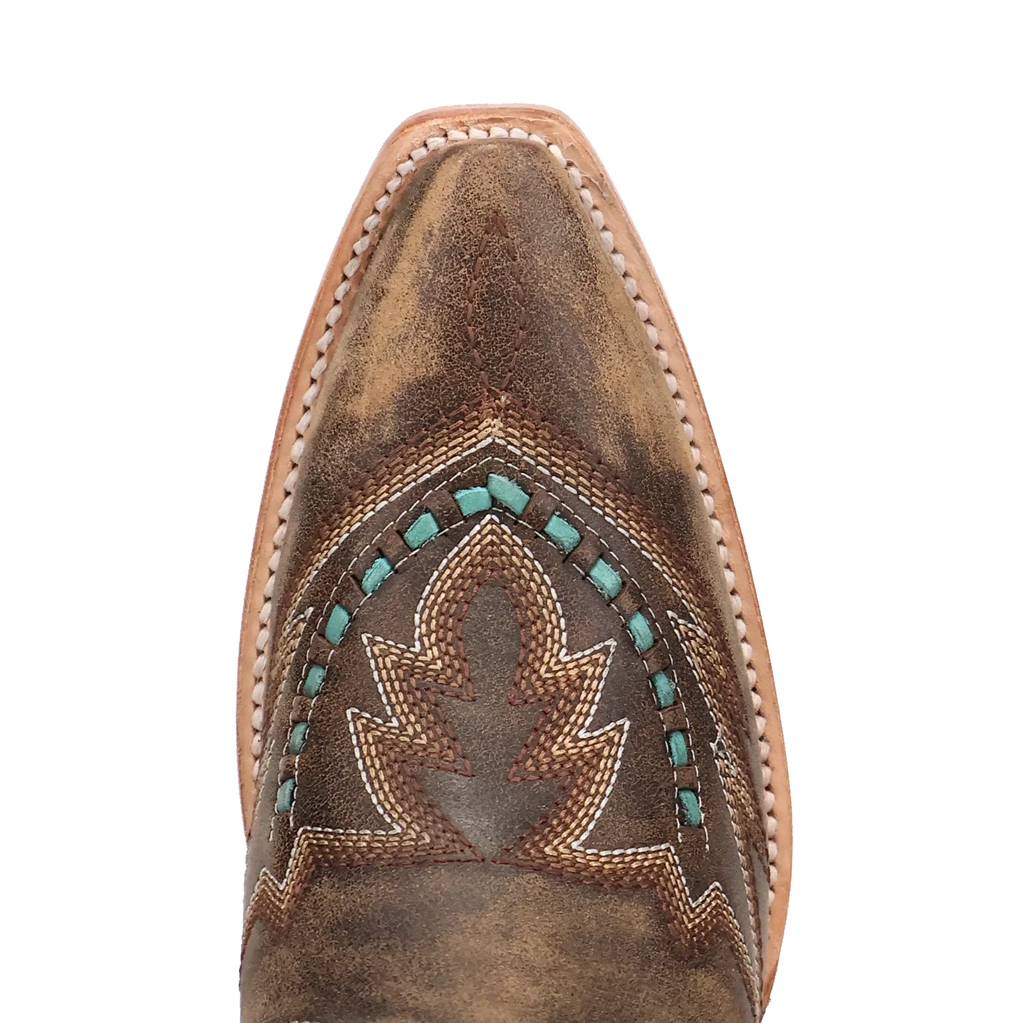 Dan Post DP7054 Women's Mesa Embroidered Pull On Snip Toe Mid-Calf Casual Boots