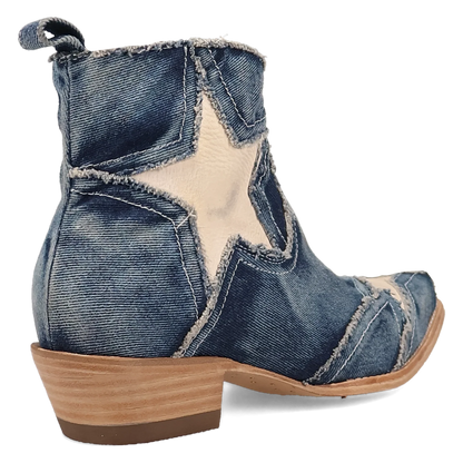 Dan Post DP7109 Women's Stardust Denim Bootie Western Boots