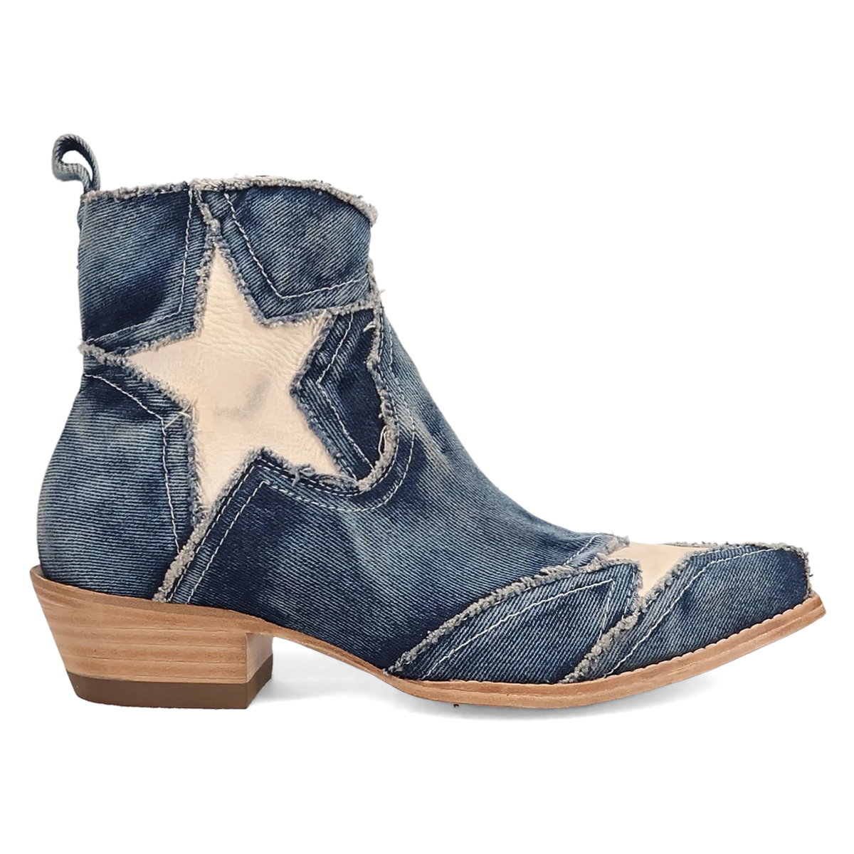 Dan Post DP7109 Women's Stardust Denim Bootie Western Boots