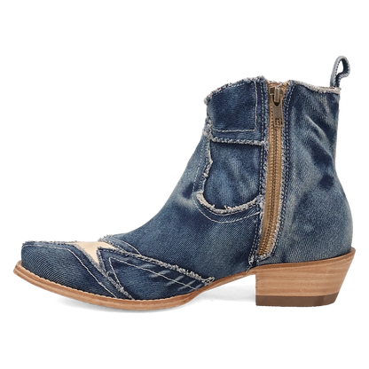 Dan Post DP7109 Women's Stardust Denim Bootie Western Boots