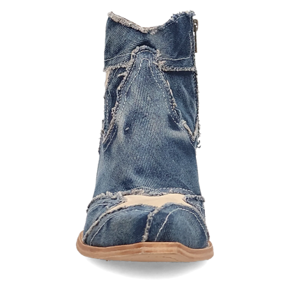 Dan Post DP7109 Women's Stardust Denim Bootie Western Boots