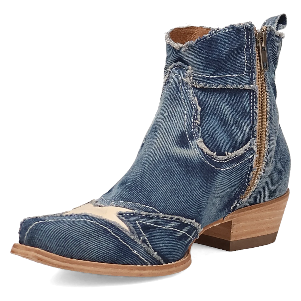 Dan Post DP7109 Women's Stardust Denim Bootie Western Boots