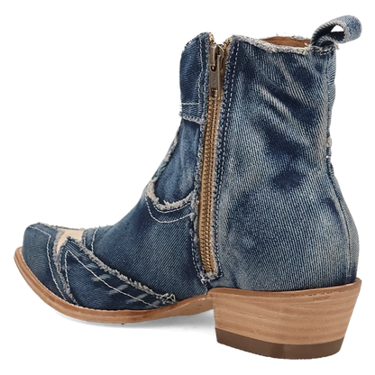 Dan Post DP7109 Women's Stardust Denim Bootie Western Boots