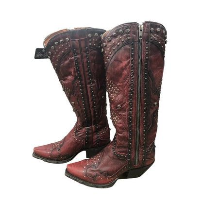 Dan Post Daredevil MFDP4352 Women's Leather Snip Toe Western Boots