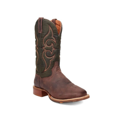 Dan Post Jenks DP5019 Men’s Brown Leather Square Toe Western Boots