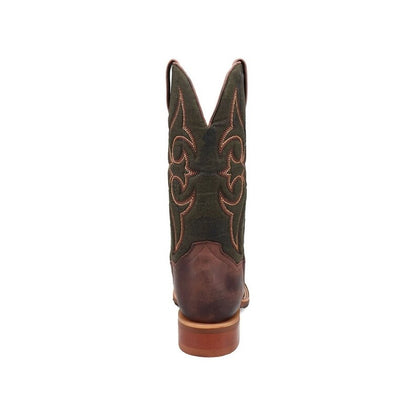 Dan Post Jenks DP5019 Men’s Brown Leather Square Toe Western Boots