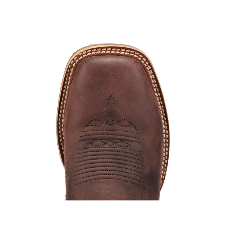 Dan Post Jenks DP5019 Men’s Brown Leather Square Toe Western Boots