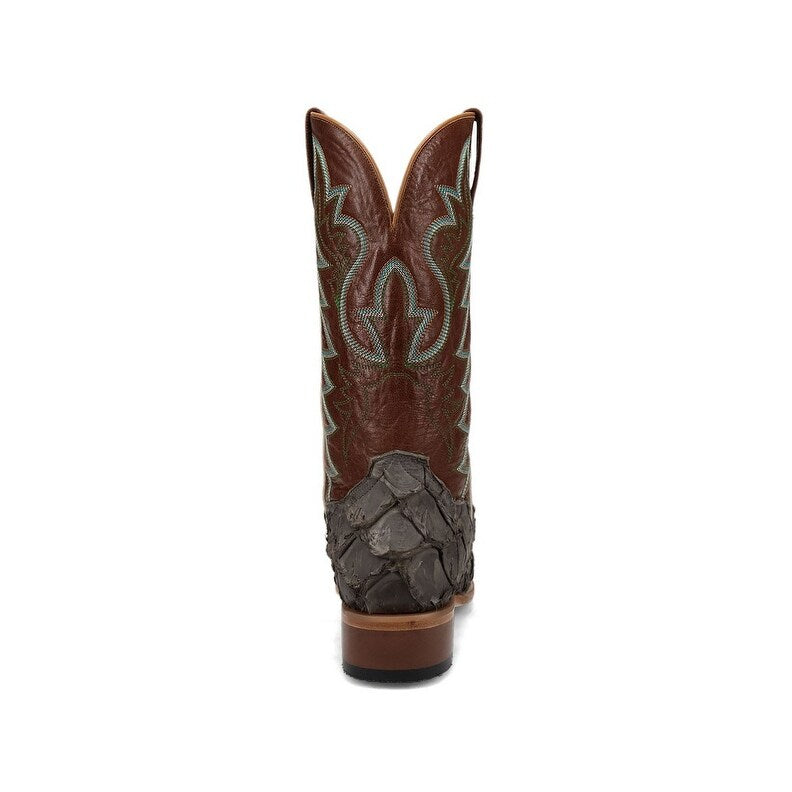 Dan Post Pirarucu Riggs DP5022 Men’s Gray Square Toe Western Boots