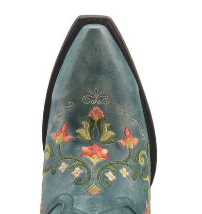 Dan Post DP3271 Women's Flower Child Turquoise Western Boots