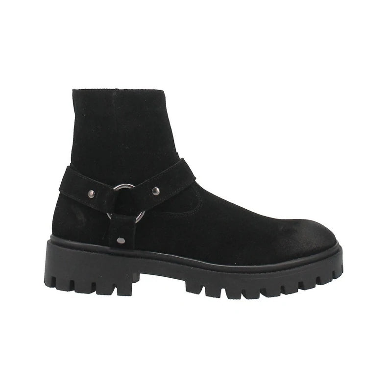 Dingo Road Tip DI845-TOB Men’s Harness Zip Casual Boots – Round Toe