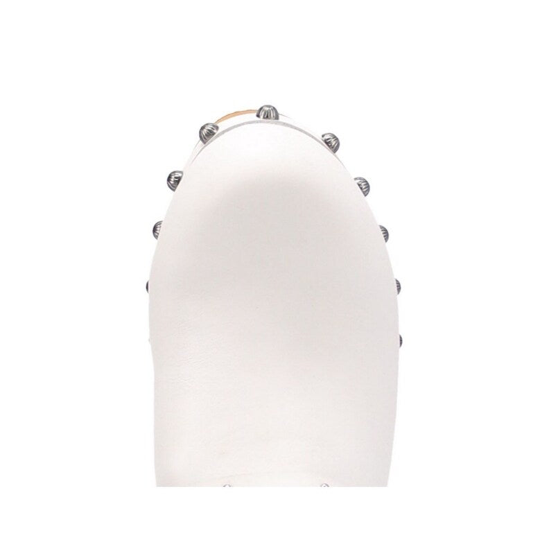Dingo Deadwood Di917-WHI Women’s Leather Slip-On Clog Shoes - White