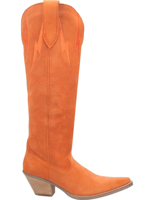 Dingo Di597-ORA Thunder Road Women's Orange Western Boots