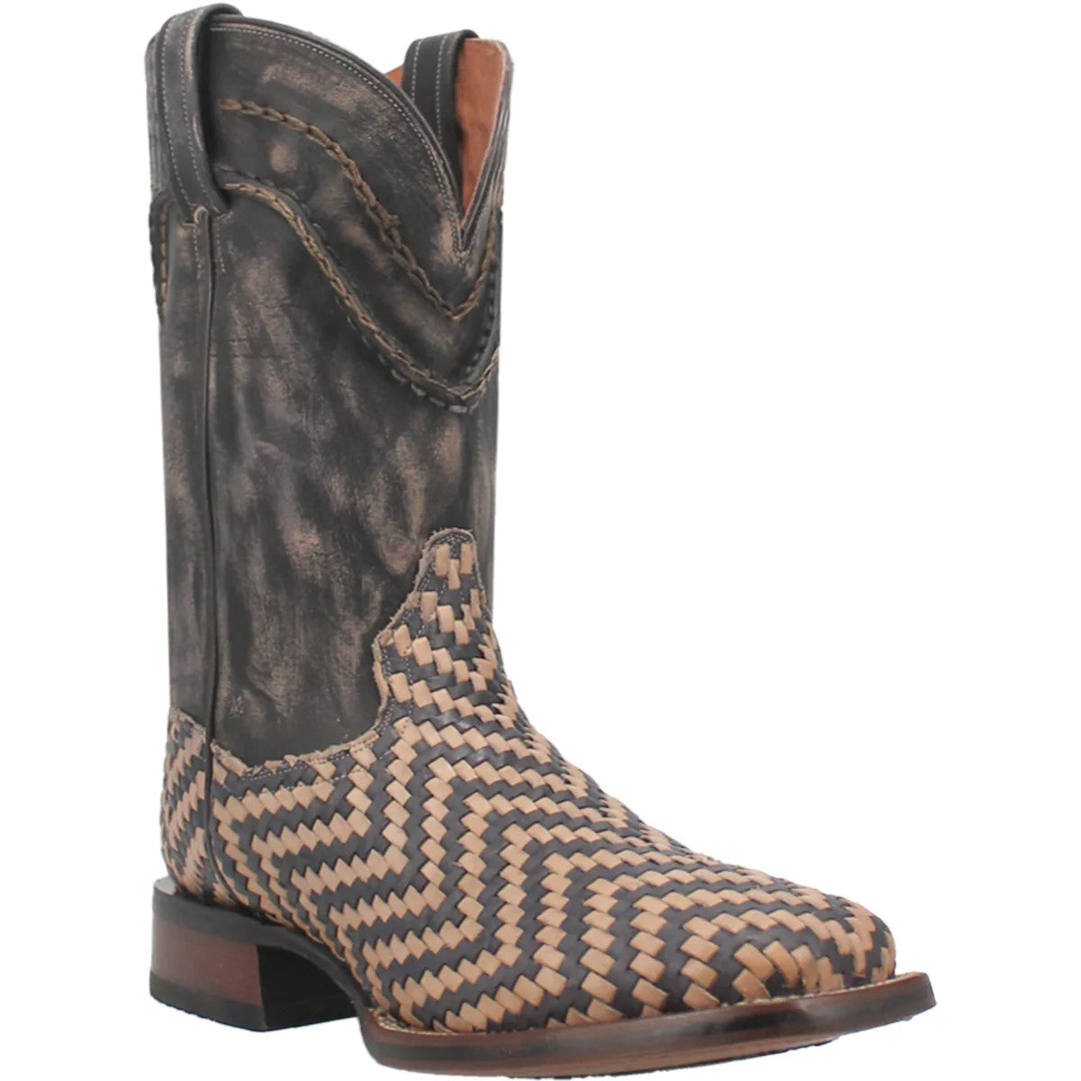 Dan Post Keaton DP4927 Men’s Weaved Leather Western Boots