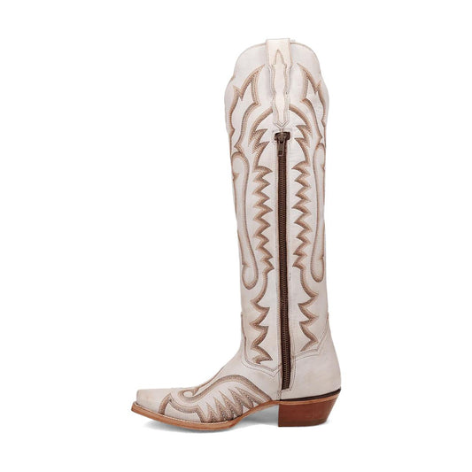 Dan Post DP5112 Women’s Josie White Snip Toe Western Boots – Cowgirl Boots