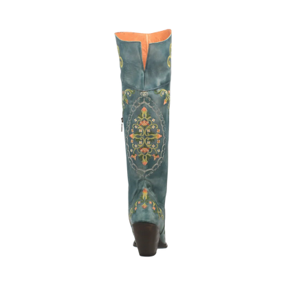 Dan Post DP3271 Women's Flower Child Turquoise Western Boots