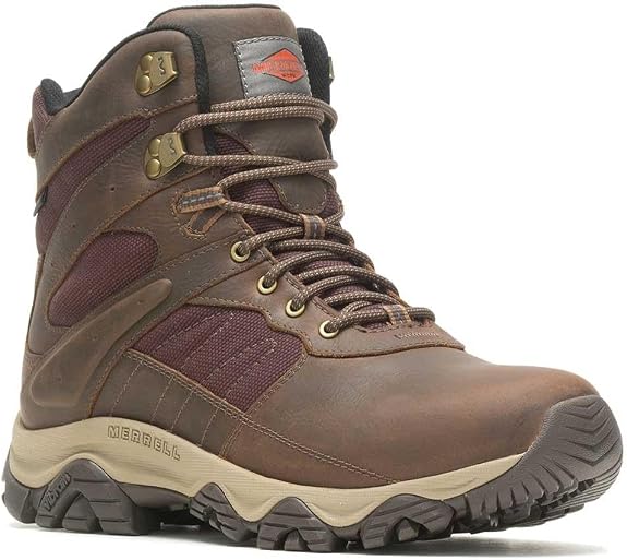 Merrell MJ004653 Men's Moab 2 Timber 6 Inch Waterproof Toffee Work Boots