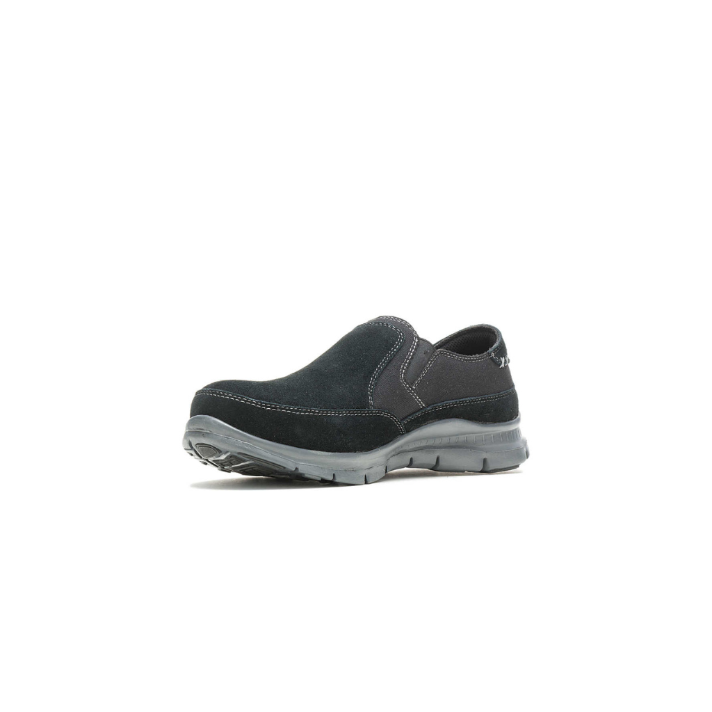 Hytest K10112 Blake Men’s Steel Toe Slip-On Work Shoe, Grey, 8 M
