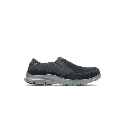 Hytest K10112 Blake Men’s Steel Toe Slip-On Work Shoe, Grey, 8 M