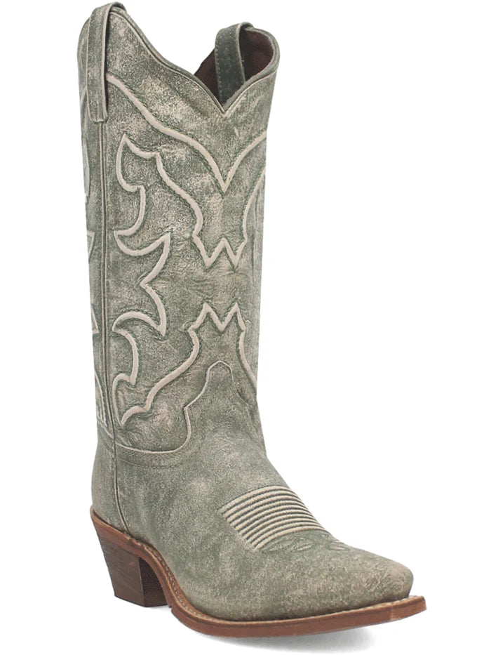 Laredo L52199 Women's Reva Leather Western Boots - Green