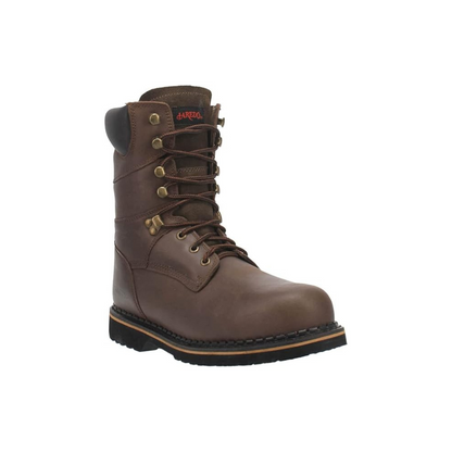 Laredo L88344 Chain Men’s Steel Toe Work Boots, Dark Brown