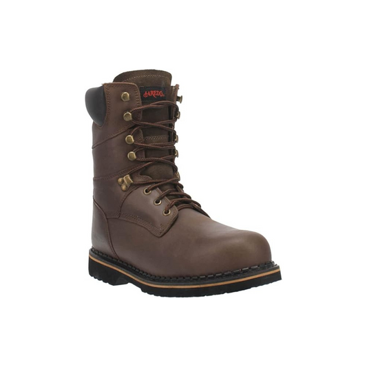 Laredo L88344 Chain Men’s Steel Toe Work Boots, Dark Brown
